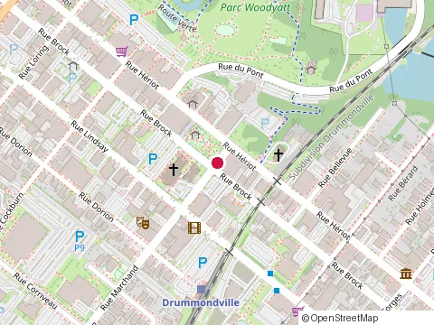 Location of le Baboune Bar Tapas at 104 Rue Marchand, Drummondville