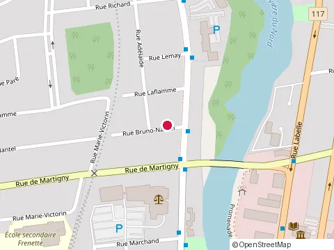 Location of le Cabinet M-Avocats Spécialisés at 484 Rue Laviolette, Saint-Jérôme
