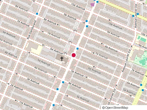 Location of le M Sur Masson at 2876 Rue Masson, Montréal