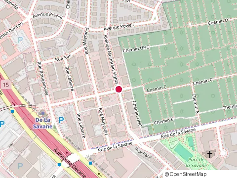 Location of le Penthouse at 4960 Rue de Sorel, Montréal