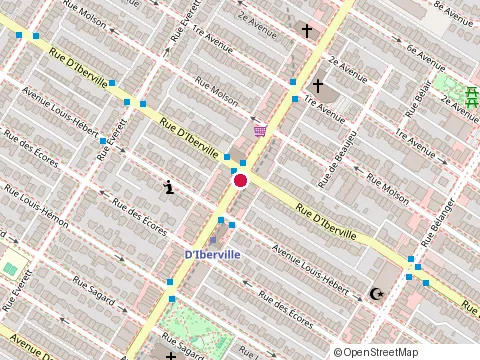 Location of le Petit Coin du Mexique at 2474 Rue Jean-Talon E, Montréal