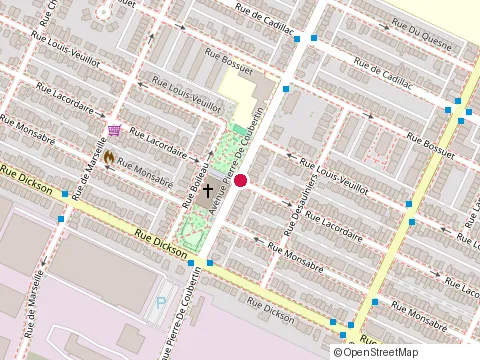 Location of le Pont at 2700 Rue Lacordaire, Montréal
