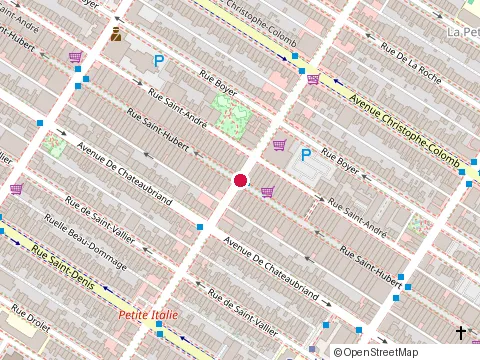 Location of le Roi du Smoked Meat at 6705 Rue Saint-Hubert, Montréal