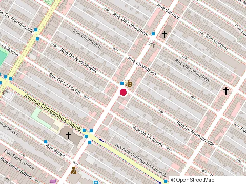 Location of le Super Qualité at 1211 Rue Bélanger, Montréal