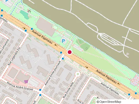 Location of le Taz at 8931 Papineau, Montréal