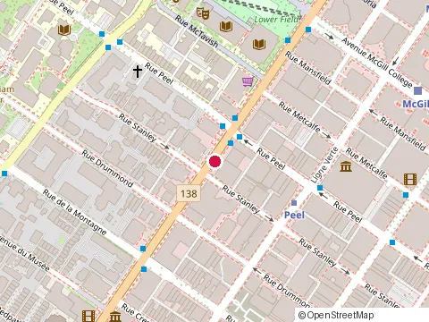 Location of Leduc Leblanc at 1130 Rue Sherbrooke O (11Th Flr), Montréal