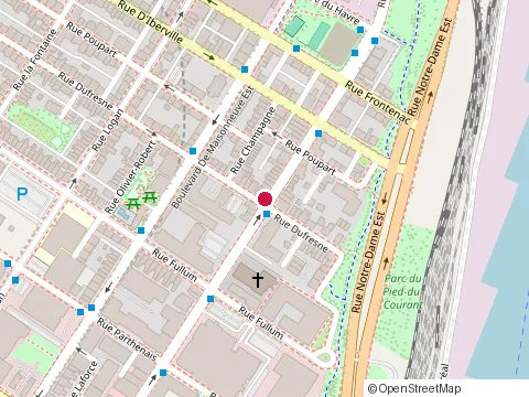 Location of Legare Marc at 2391 Rue Sainte-Catherine E, Montréal