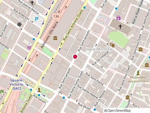 Location of Leonard Waxman at 276 Rue Saint-Jacques #305, Montréal