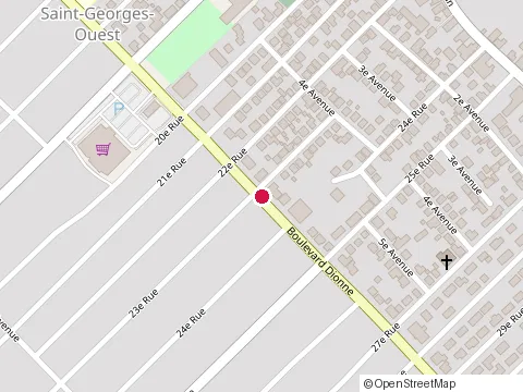 Location of les Alternatives Éducatives / Stéphanie Poulin, Psychoéducatrice at 1275 6E Avenue, Saint-Georges