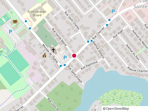 Location of les Biscuits Josie-Cookie Artist at 449 Rue Cherrier, Montréal
