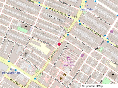 Location of les Brossés Senc at 235 Rue Jean-Talon O, Montréal