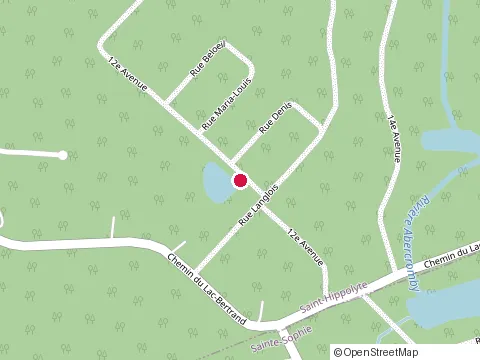 Location of les Constructions Bissonnette at 119 12E Avenue, Saint-Hippolyte