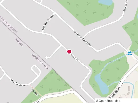 Location of les Constructions Jf Trudeau Plus Inc. at Rue des Îles, Saint-Jérôme