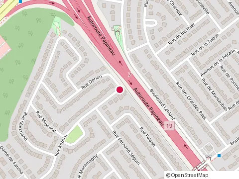 Location of les Constructions Starbec Inc. at 1655 Rue Kirouac, Laval