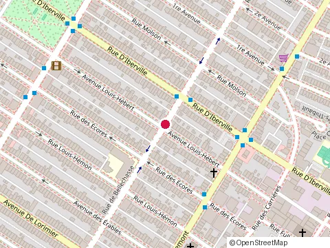 Location of les Entreprises d'Électricité Demco Ltée at 6283 avenue Louis-Hébert, Montréal