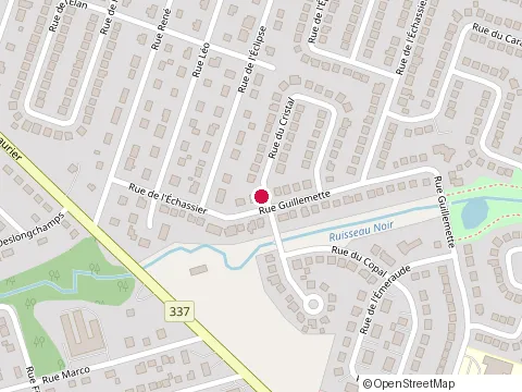 Emplacement de les Entreprises Francesco Masella Inc. au 114 Rue du Cristal, Terrebonne