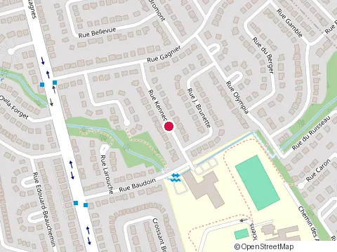 Location of les Entreprises M P H at 1120 Rue Gagnier, Deux-Montagnes
