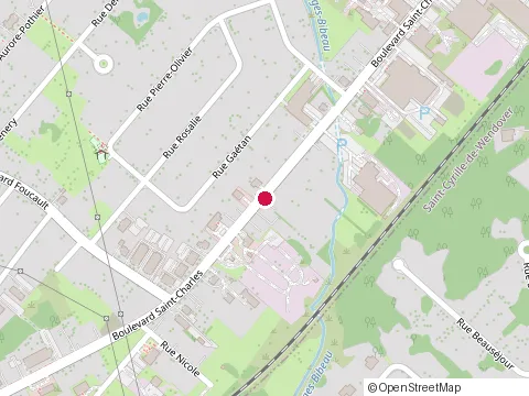 Location of les Entreprises M.A. 2011 at 1500 Bd Saint-Charles, Drummondville