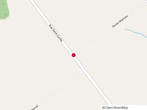 Location of les Gîtes Makadan at 1728 Rue Saint-Cyrille, Normandin