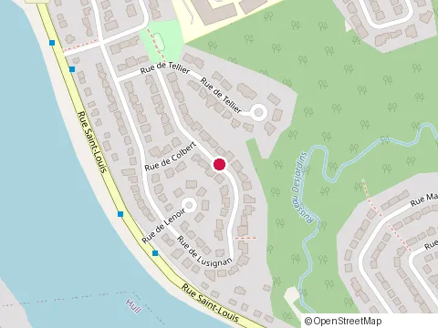 Emplacement de les Maisons Guteau au 135 Rue de Lusignan, Gatineau