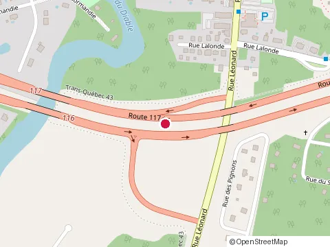 Location of les Maisons Roco at 1440 route 117, Mont-Tremblant