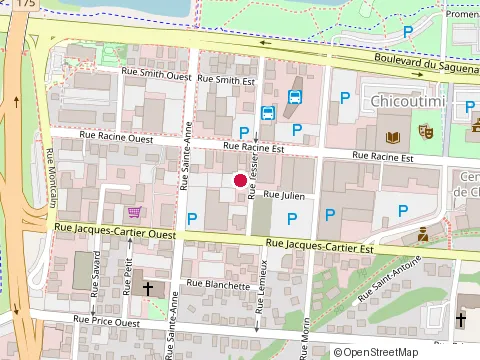 Location of les Maîtres d'Oeuvre (1993) Inc at 308 Rue Tessier, Chicoutimi