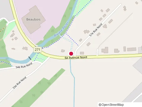 Location of les Puits Adrien Gaudreau 2000 at 615 6E Av N, Saint-Georges