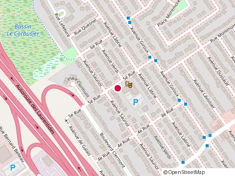 Location of les Voix d'Elles at 430 5E Rue, Laval