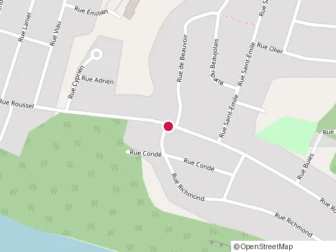 Location of Lettrage Express G B Inc at 1771 Rue Roussel, Chicoutimi
