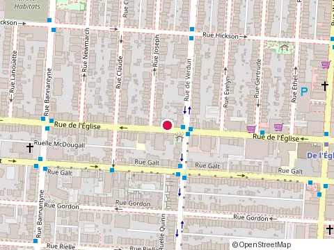 Location of Lialaprof at 613 Rue de l'Église, Verdun