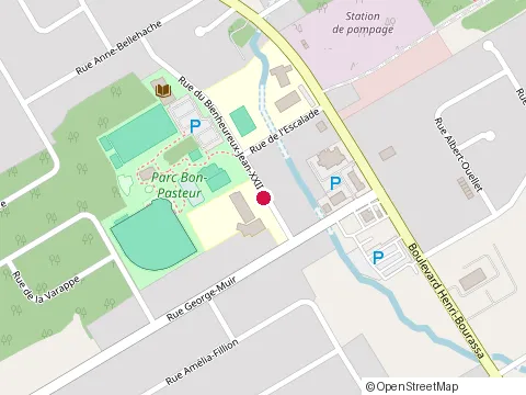 Location of Library Bon-Pasteur at 425 Rue du Bienheureux-Jean-Xxiii, Québec