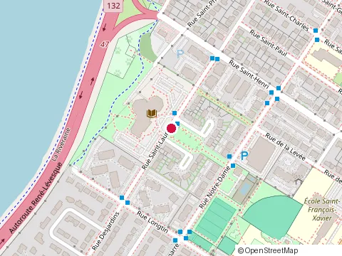 Location of Library Léo-Lecavalier at 500 Rue Saint-Laurent, La Prairie