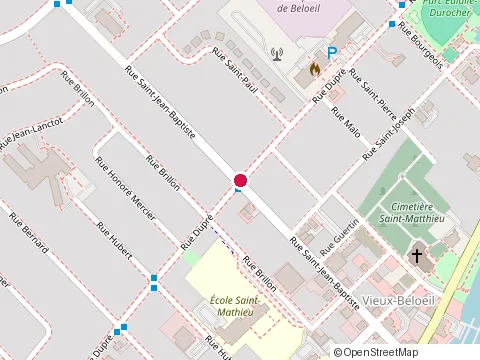 Location of Line St Jean at 236 Rue Saint-Jean-Baptiste, Beloeil