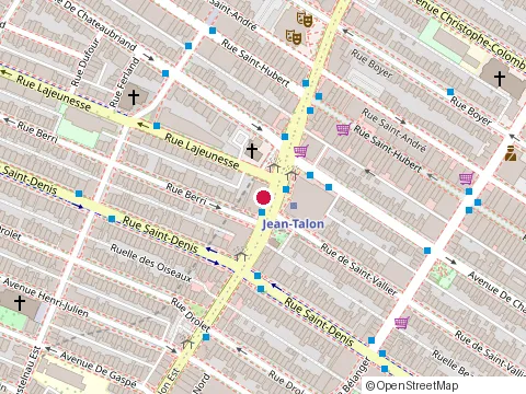 Location of Locanda Verde at 505 Rue Jean-Talon E, Montréal