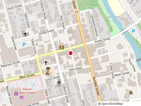 Location of Maria Guadalupe Resillas Lara at 37 Kent St S, Norfolk