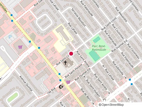 Location of Loisirs Renaud Coursol at 25 rue Saint-Louis, Laval