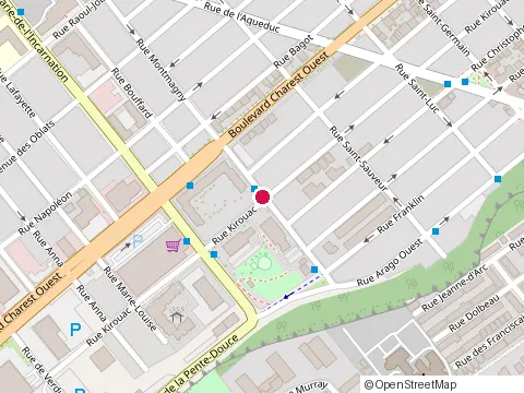 Location of Loisirs St-Joseph de Qc Inc at 645 1/2 Rue Kirouac, Québec