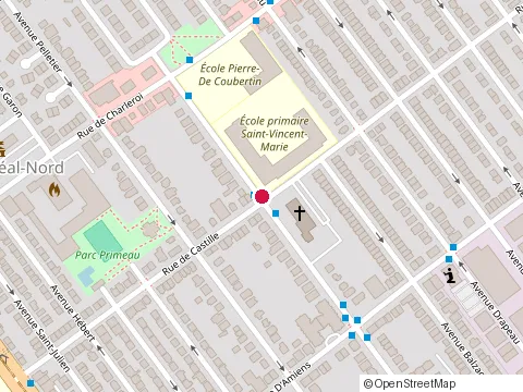 Location of Louis Pelletier Denturologiste at 4535 Rue de Castille, Montréal-Nord