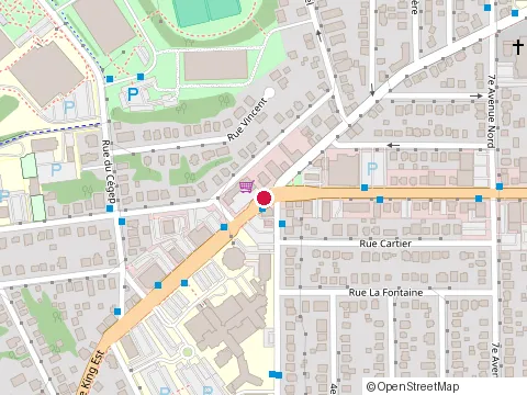 Location of Louis Restaurant at 386 Rue King E, Sherbrooke