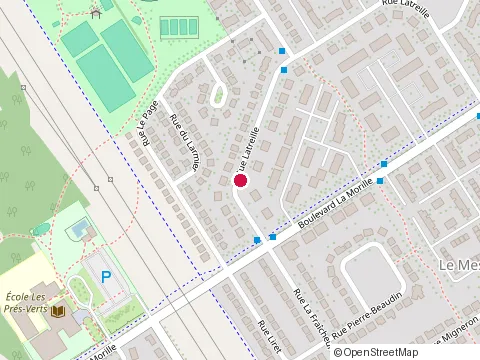 Location of Lrv Enr at 8104 Rue Latreille, Québec
