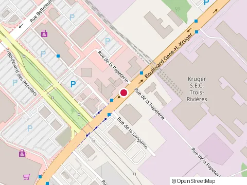 Location of Ltml S A at 230-3450 boulevard Gene-H.-Kruger, Trois-Rivières