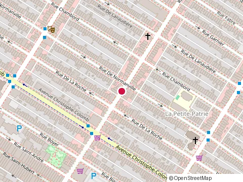 Location of Luciano Trattoria at 1212 Rue Saint-Zotique E, Montréal
