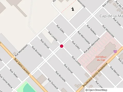 Location of Lucien Henaire Inc at 157 Rue Lorette, Trois-Rivières