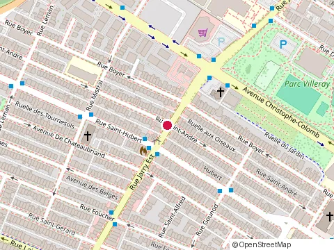 Location of Lundis au Soleil at 801 Rue Jarry E, Montréal