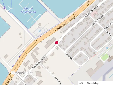 Location of Lvl Construction at Rue St Germain E, Rimouski
