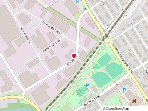Location of M d 2004Inc at 400 Rue Nolin, Québec