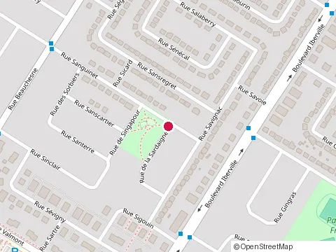 Location of M Desaulniers B Comm at 806 Rue de la Sardaigne, Repentigny