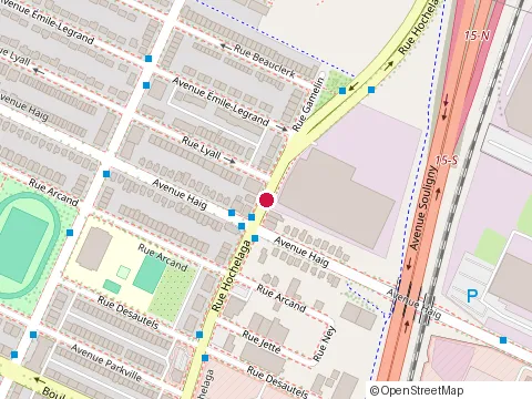 Location of Maçonnerie Majorique Savard & Fils Ltée at 6921 Rue Hochelaga, Montréal