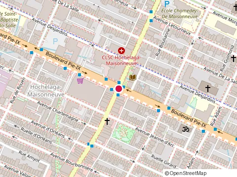 Location of Madame Smith at 4061 Ontario St E, Montréal