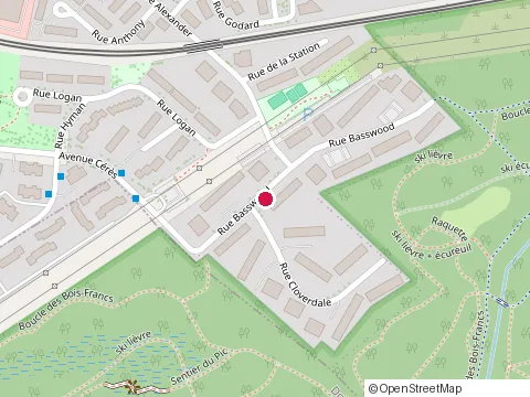 Location of Maison Caracol Cpsc de Pierrefonds-Est at 8652 Rue Basswood App. 2, Montréal